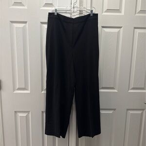Halogen Black Wide Leg Pants High Waisted